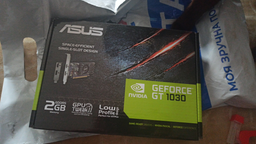 Видеокарта Asus PCI-Ex GeForce GT 1030 Low Profile 2GB GDDR5 (64Bit) (1228/6008) (DisplayPort, HDMI) (GT1030-2G-BRK)