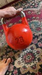 Гиря спортивна професійна UASTRONG - 26 кг. (зелена) фото от покупателей 4