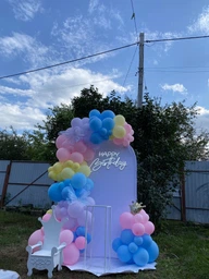 Вывеска неоновая 70*40 см happy birthday
