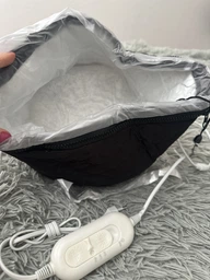 Електрична термошапка Wenan "Premium Black Thermal Cap" сушуар шапка для масок, фарбування, ламінування, доглядових салонних процедур та лікування волосся вдома, 2 режими від 45 до 60 градусів, колір чорний (220 Вт / Євровилка) фото від покупців 5