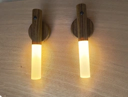 Мини-фонарь на аккумуляторе настенный W-52 с LED и датчиком движения, магнитное крепление для стены фото от покупателей 17