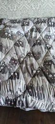 Ковдра Руно зимова двоспальна 172x205 см антиалергенне волокно Grey Cat (Р316.52СЛУ_Grey Cat)