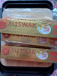 Упаковка зубной пасты Dabur Herb'l Miswak Gold 120 г + 50 г х 2 шт (6291069711004) фото от покупателей 7