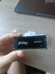 Оперативная память Kingston Fury SODIMM DDR5-5600 16384MB PC5-44800 Impact 1Rx8 Black (KF556S40IB-16) фото от покупателей 7