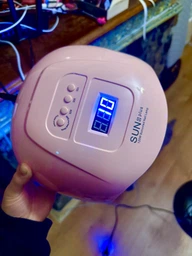 Лампа для маникюра Nail Lamp SUN X Plus 120W для покрытия ногтей гель лаком, гелем UV/LED White фото от покупателей 7