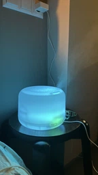 Зволожувач повітря нічник аромадифузор ультразвуковий для дому з led підсвічуванням на 7 кольорів і пультом 500 мл