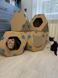 Модульный домик для кошек Collar TelePet 440х440х370 мм (9072Collar) фото от покупателей 1