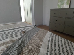 Покривало плетене бавовняне з китичками та гарним геометричним візерунком жовтого гірчичного кольору 220х240 см Moss Home (MH004) фото від покупців 2