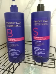 Набор Master Lux Color Protect защита цвета для окрашеных волос шампунь 1л + бальзам 1л