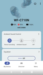 Навушники Sony WF-C710N Glass Blue (WFC710NL.E) фото від покупців 1
