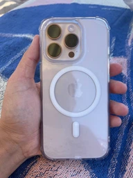 Противоударный чехол для iPhone 16 Pro IPAKY Crystal Magsafe с бортиками Прозрачный