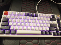 Клавиатура механическая проводная GamePro MK160W Hot-Swap Red Swich 75% RGB White фото от покупателей 13