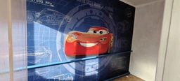 Фотообои бумажные Komar Cars3 Blueprint (Тачки 3Д план) 368х254 см 8 сегментов (8-488)