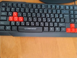 Проводная клавиатура Esperanza Keyboard EGK102 Red USB 1.5м фото от покупателей 2