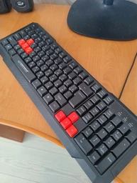 Проводная клавиатура Esperanza Keyboard EGK102 Red USB 1.5м