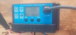 Контролер заряду для сонячних панелей батареї 12В/24В 10А з LCD-дисплеєм і 2 USB PWM KW1230 від АКБ систем ШІМ екран 10A solar charge controller фото від покупців 5