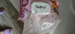 Серветки вологі Salve дитячі рожеві 15 шт (5853954200485) фото від покупців 2