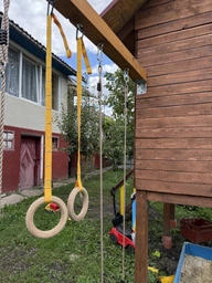 Детские гимнастические кольца со стропами 2шт пара Troli Rundy Rings Sling 170мм фото от покупателей 4