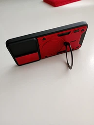 Чохол Magnetic Shield для Motorola Moto G05 протиударний бампер з підставкою кільцем Blue