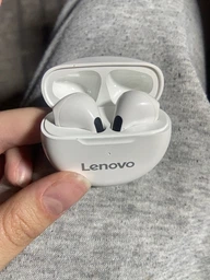 Бездротові вакуумні навушники Lenovo Thinkplus гарнітура з Bluetooth і сенсорним управлінням, чорні (96809911)