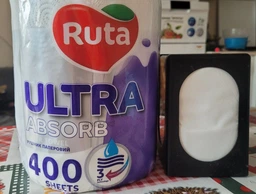Бумажные полотенца Ruta Ultra 3 слоя 400 отрывов (4820202897668) фото от покупателей 3