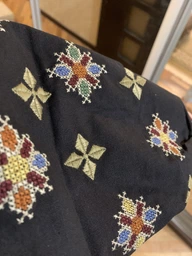 Жіноча вишита сорочка "Мозаїка" 2XL чорна (5618) фото від покупців 1