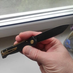 Нож Boker Plus Atlas Black Stonewash Brass 01BO859 фото от покупателей 2