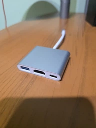 Переходник Type-C на HDMI USB 3.0, адаптер для MacBook Apple Samsung Asus HP Type-С USB-хаб 4K (TypeC-HUB-3in1-SL) Dark Grey фото от покупателей 3