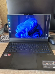 Ноутбук ASUS Vivobook S 15 OLED M5506NA-MA014 (90NB14D2-M000P0) Neutral Black / 15.6" OLED 3K 120 Гц / AMD Ryzen 5 7535HS / RAM 16 ГБ / SSD 512 ГБ фото від покупців 5