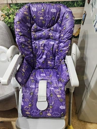 Чохол на стільчик для годування Chicco Polly 2 в 1 плащівка Рожеві квіти Panda Mom фото от покупателей 1