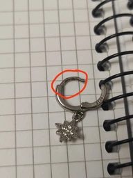 Женские серьги кольца "Месяц и звезда" ассиметричные круглые сережки с подвесками в стиле минимализм, серебристый (96050313)