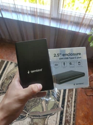 Внешний карман Gembird для 2.5" SATA USB Type-C 3.1 Black (EE2-U3S-6) фото от покупателей 6