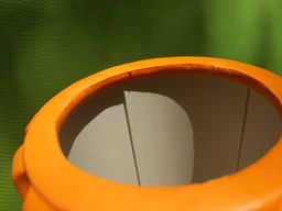 Массажный ролик-валик для МФР и йоги EasyFit Wavyspines 33х11 см роллер-массажер для спины, ног, рук и шеи EF-2060-Or Оранжевый (56003082)