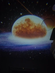 Світильник нічник, лазерний проектор зоряного неба, Galaxy Star 32 в 1 з акумулятором, пультом, мелодіями (00-0001307) фото от покупателей 5