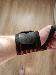 Кистевые бинты EasyFit 50х8 см фиксатор на запястье 2 шт (спортивный бинт для жима и тяги, эластичные фиксаторы кисти для штанги, кроссфита и пауэрлифтинга) EF-0060-XZ фото от покупателей 2