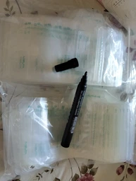 Пакет для хранения грудного молока MISUTA, 200 ml, 60 шт. + маркер фото от покупателей 3