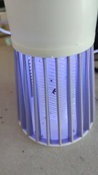 Пастка-лампа від комах Mosquito killing Lamp YG-002 акумуляторна з LED підсвічуванням та USB-зарядкою Сіра фото від покупців 1