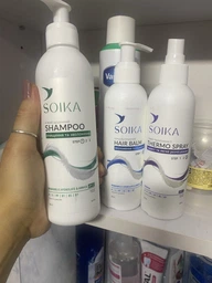 Набір для очищення та зволоження волосся Soika 3в1 Шампунь + Бальзам + Спрей