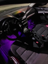 Світлодіодні стрічки RGB 16 млн кольорів/підсвітка салону автомобіля з керуванням через застосунок APP фото від покупців 2