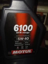 Моторное масло Motul 5W30 Syn-nergy 6100 (MB 229.5/Renault RN0710/RN0700/VW 502 00/505 00) 1 л (113141)
