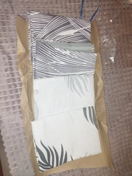 Наволочки Бязь Fern leaves 50*70 см набор 2 шт Серый с кремовым фото от покупателей 4