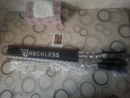 Шампур люля кебаб з дерев'яною ручкою 740*3*15 мм Reckless Vavilon з нержавіючої сталі 1 шт