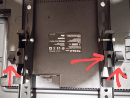 Крепление для телевизора до 30 кг на стену c наклонном Happy Home HT-002 VESA 400х400 мм 32"-55"
