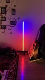 Підлогова кутова лампа торшер LED RGB PRO Intellect Stand 360 1.2м, неонова лампа, світильник із пультом керування фото від покупців 2