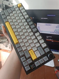 Клавіатура бездротова AJAZZ AK820 PRO 75% на Flying fish Switches Purple-White-Blue фото от покупателей 2