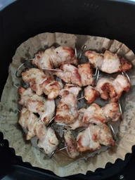 Металеві шампури для аерогриля / духовки / мультипечі Skewers кухонні шпажки для шашлику / барбекю / гриля / м'яса / овочів, 9.2 см, 10 шт, сріблясті (104291461)