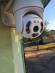 Камера видеонаблюдения от WIFI Smart Camera, внешняя беспроводная камера с управлением из приложения ICsee, уличная поворотная IP-камера со звуком, датчиком движения, ночным видением для дома, дачи, офиса, магазина Белая SCWY-2-White фото от покупателей 2