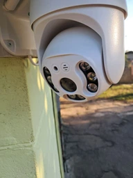 Камера видеонаблюдения от WIFI Smart Camera, внешняя беспроводная камера с управлением из приложения ICsee, уличная поворотная IP-камера со звуком, датчиком движения, ночным видением для дома, дачи, офиса, магазина Белая SCWY-2-White фото от покупателей 1