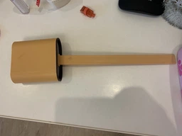 Туалетний йоржик для унітаза Toilet Brush з гнучкою силіконовою щіткою з кріпленням на стіну та підлогу рожевий 0007