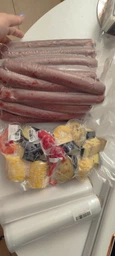 Пакеты для вакууматора набор для вакуумирования для запайки продуктов сменная пленка регулировка длины пакета для вакууматора 20 см фото от покупателей 7